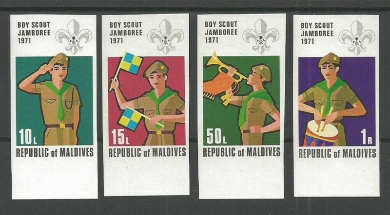 1972 Maldive Islands Boy Scouts World Jamboree IMPERF