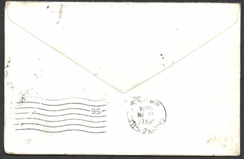 Doyle's_Stamps: 1934 Straits Settlement U.S. Consulate Cover