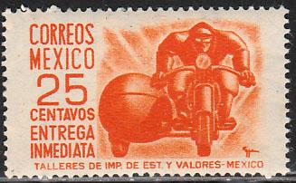 MEXICO E14, 25cents 1950 Definitive 2nd Printing wmk 300. MINT, NH. F-VF.