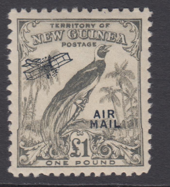 NEW GUINEA C43 SG 203 AIRMAIL  MINT NEVER HINGED OG ** NO FAULTS SUPERB!