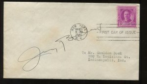 Irving Berlin American Composer & Lyricist Signed Cover & Support Letter LV6237