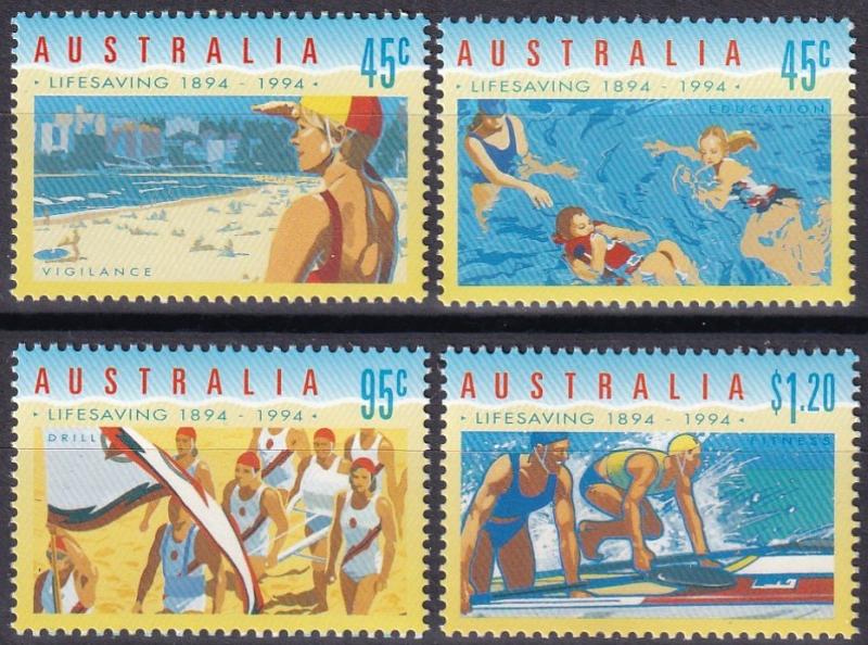 Australia  #1361-4  MNH CV $5.20 (A19785)