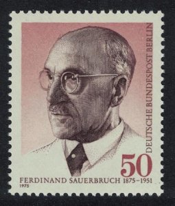 Berlin Birth Centenary of Ferdinand Sauerbruch Surgeon 1975 MNH SG#B476