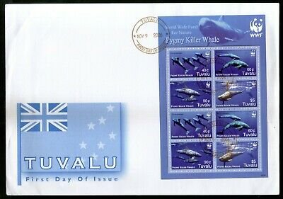 Tuvalu 2006 WWF Pygmy Killer Whale Fish Marine Life Animal Sc 1022e M/s FDC 1519