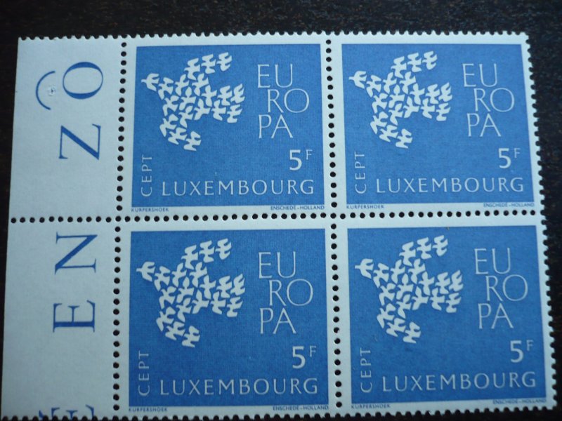 Europa 1961 - Luxembourg - Set - Mint Blocks of 4