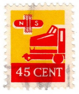 (I.B) Netherlands Railway : Letter Stamp 45c