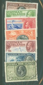 Cayman Islands #85-91 Unused