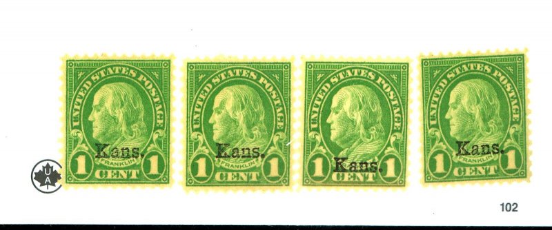 658 (4) MINT FVF OG 3 NH 1 LH Cat $18