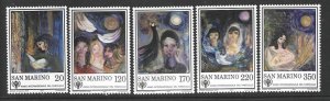 San Marino 954-958 Complete Mint SC:$1.35