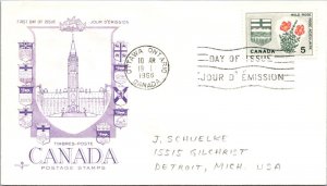 Canada 1966 FDC Canada Postage STamps - Ottawa, Ont - Single - F76598