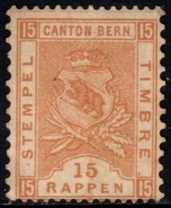 1899 Switzerland Local General Revenue 15 Rappen Canton Bern Local Tax