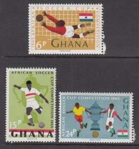 Ghana 233-235 Soccer MNH VF