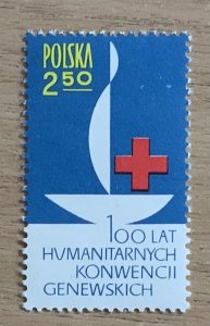 POLAND 1963 RED CROSS CENTENARY SG1379 UNMOUNTED MINT