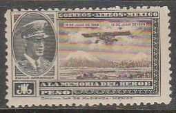 MEXICO C10, $1P, CAPT. EMILIO CARRANZA SINGLE. MINT, NH. F-VF.