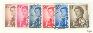 Hong Kong #206/212 Mint (NH) Multiple