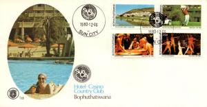 Bophuthatswana - 1980 Tourism Sun City FDC SG 64-67