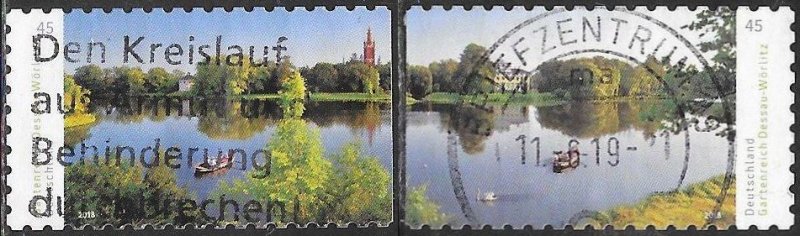 Germany 3050-3051 Used - ‭‭Dessau Wörlitz Garden Realm