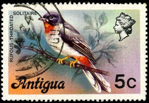 ANTIGUA Sc 410 VF/USED - 1976 5¢ Birds Issue - Mild vertical crease R side