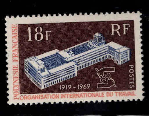 French Polynesia Scott 252 MNH** ILO HQ stamp  CV $12