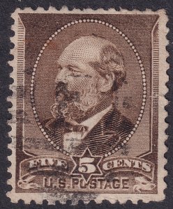 #205 Used, F-VF, Tiny tear (CV $15 - ID41951) - Joseph Luft