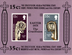 Cayman Islands 1975 Easter, French Pastoral Staffs, Mini Sheet [Mint]