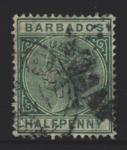 Barbados Sc#60 Used