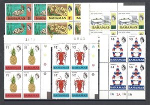 BAHAMAS 1972/73 SG 395/400 MNH