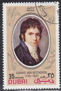 Dubai 155 CTO 1972 Ludwig van Beethoven