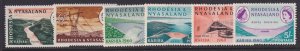 Rhodesia & Nyasaland, Scott 172-177 (SG 32-37), MHR