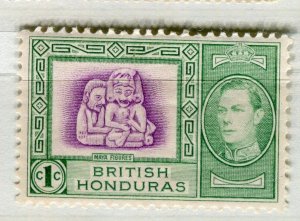 BRITISH HONDURAS; 1938 early GVI issue fine Mint hinged 1c. value