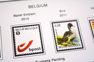 COLOR PRINTED BELGIUM 2011-2020 STAMP ALBUM PAGES (145 illustrated pages)