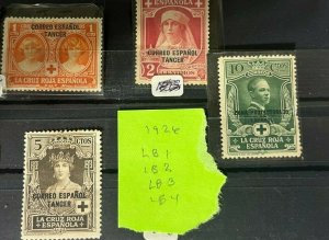 Tangier - Spanish Morocco Scott LB1-4