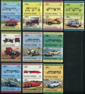 Tuvalu Nanumaga Classic Cars Automobiles Specimen Postage Collection Topical