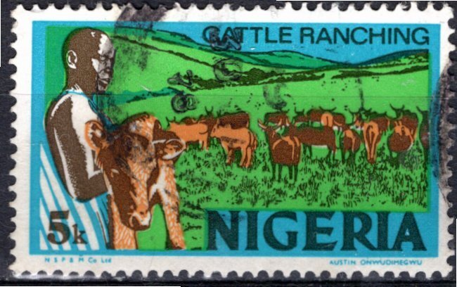 Nigeria; 1976: Sc. # 294c: Used Single Stamp