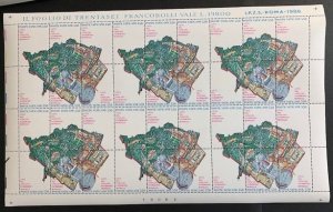 Vatican City Sc# 773 MNH Full Sheet of 6 Blocks UNESCO World Heritage Campaign