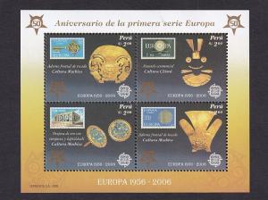 Peru   #1482   MNH  2005  Europa stamps 50th anniversary