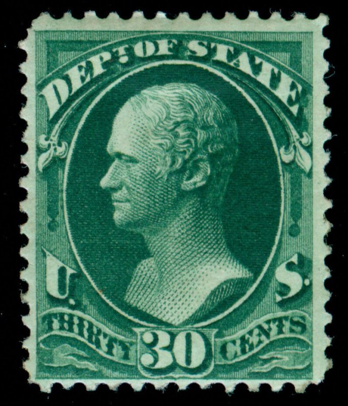 MOMEN: US STAMPS #O66 OFFICIAL MINT OG H CAT. $525