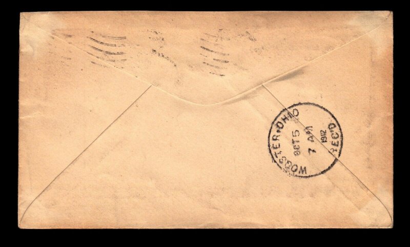 1912 Cal Tech Corner Card / Nice Flag Machine Cancel - L12555