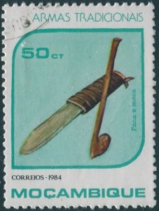 Mozambique 19084SG1061 50c Knife and Club FU