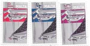 Malta #341-343   (MLH)   CV.$0.90