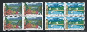 JAPAN SC# 1116-17 VF MNH 1972 Blk-4