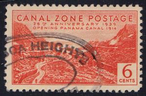 Canal Zone Scott 124 Used.