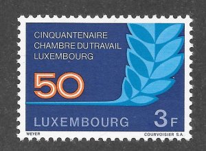 Luxembourg Scott 527 MNHOG - 1973 50th of Board of Labor Issue