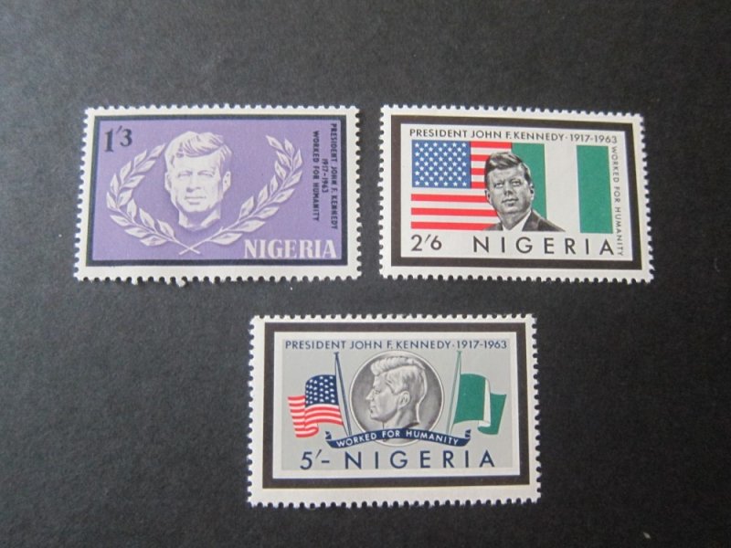 Niger 1964 Sc 156-61 John F Kennedy set MNH