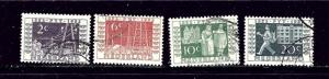 Netherlands 332-35 Used 1952 set