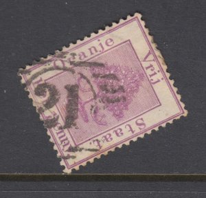 Orange Free State SG 68 used. 1894 1p purple, Numeral 21 in grid cancel, sound