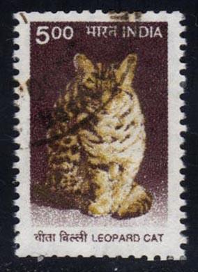 India #1825 Leopard Cat, used (0.30)