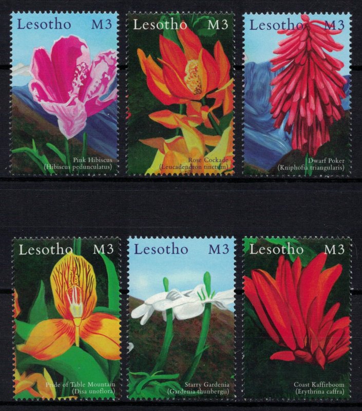 LESOTHO 2000 - Flowers / complete set MNH