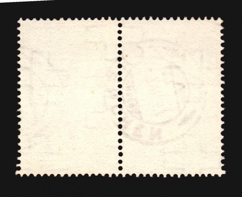 SWITZERLAND SCHWEIZ Zum #179 Sc#185 JUNGFRAU USED PAIR GRENCHEN SON CANCEL  