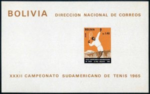 Bolivia 514a,C294a exist,MNH.Michel Bl.22-23. South Tennis Championships,1968. 